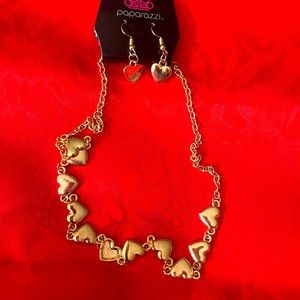 Womens necklace $ earrings set